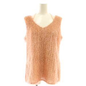 24SSラメ入りフリンジジャカードトップス F ピンク /SS OS