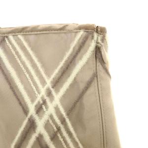 Apuweiser-riche 23AWモールチェックマチフレアスカート 2 紫 パープル グレー /SS OS