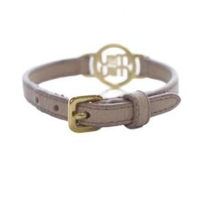 miumiu ブレスレット ラインストーン ロゴ ピンク /YO28 OH