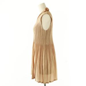 PLEATS PLEASE ISSEY MIYAKE イッセイミヤケ プリーツチュニックプルオーバー カットソー 3 ベージュ /SS OS