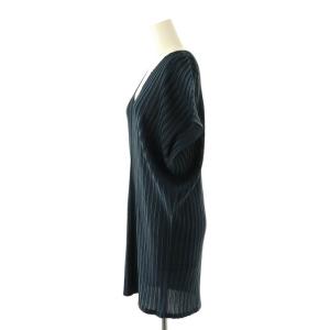 PLEATS PLEASE ISSEY MIYAKE イッセイミヤケ プリーツ チュニック プルオーバー カットソー 3 紺 ネイビー /SS OS