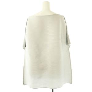 PLEATS PLEASE ISSEY MIYAKE イッセイミヤケ デザインスリーブプリーツカットソー 3 グレー