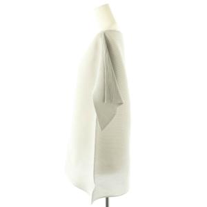 PLEATS PLEASE ISSEY MIYAKE イッセイミヤケ デザインスリーブプリーツカットソー 3 グレー