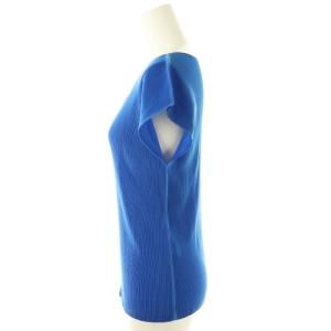 PLEATS PLEASE ISSEY MIYAKE イッセイミヤケ プリーツノースリーブカットソー 3 青 ブルー /SS OS