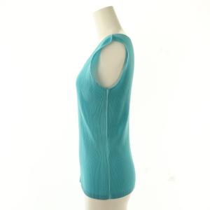 PLEATS PLEASE ISSEY MIYAKE イッセイミヤケ プリーツノースリーブカットソー 3 水色 ライトブルー /SS OS