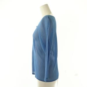 PLEATS PLEASE ISSEY MIYAKE イッセイミヤケ メッシュプリーツカーディガン 3 青 ブルー /SS OS