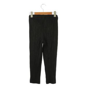 PLEATS PLEASE ISSEY MIYAKE イッセイミヤケ プリーツクロップドパンツ 1 黒 ブラック /SS OS