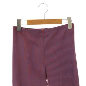 PLEATS PLEASE ISSEY MIYAKE イッセイミヤケ A-POC INSIDE ストライプスリムパンツ ストレッチ 3 ブルー オレンジ /DF