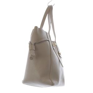 FURLA NET M トートバッグ ハンドバッグ ロゴ ピンクベージュ /SR60