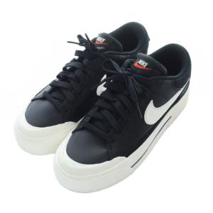 NIKE コート レガシー リフト スニーカー 23cm ブラック DM7590-001