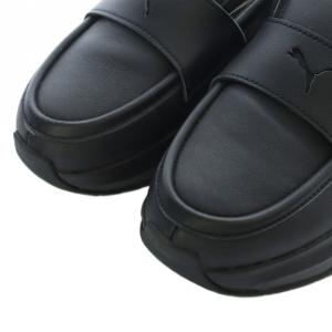 PUMA LOAFYR WNS ローファー スニーカー シューズ 厚底 23cm プーマブラック 黒 397730