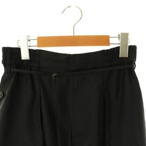 IENA 25SSイージーベイカーパンツ ワイド ベルト付き 38 黒 /MI OS