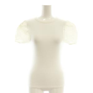 21SS RIB PUFF TEE Tシャツ カットソー 半袖 36 ホワイト /HK OS