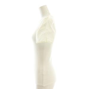 BORDERS at BALCONY 21SS RIB PUFF TEE Tシャツ カットソー 半袖 36 ホワイト /HK OS