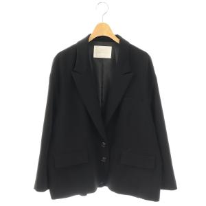 24SS トリアセオーバーサイズジャケット 36 ブラック