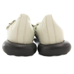 CAMPER ONDA フラットシューズ ギャザー 24cm グレー K201680-003 /GV