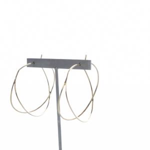 Hirotaka ALL ABOUT BASICS ダブルフープ ピアス K10 ゴールド AB06KME