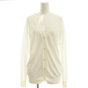 23SS ICE Vネック カーディガン 長袖 F 白 ホワイト /AT OS