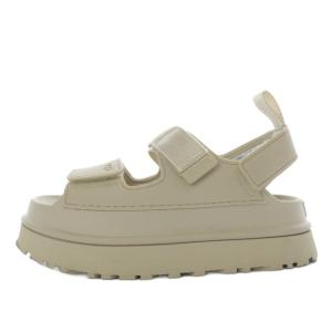 THE GOLDEN GLOW サンダル プラットフォーム 厚底 ベルクロ US5 ベージュ 1152685