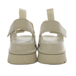 UGG australia THE GOLDEN GLOW サンダル プラットフォーム 厚底 ベルクロ US5 ベージュ 1152685