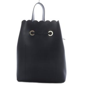 FURLA コスタンザ カットワーク ハンドバッグ ワンハンドル ショルダーバッグ 2way 斜め掛け レザー ブラック