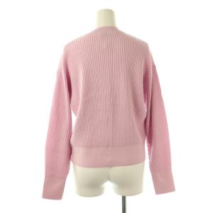 Torrazzo Donna ワッフル編みビジューカーディガン ニット F ピンク /DF OS