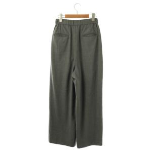 BATONER DRY WOOL PIQUE TWO TUCK WIDE PANT ワイドパンツ タック 1 グレー /DF