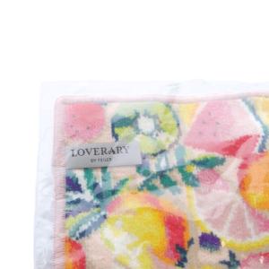 FEILER ラブラリーバイ ジューシーマーケット ハンカチ ポーチ セット ピンク /SR3