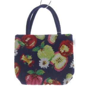 FEILER ララルカシリーズ アップルミックス 3点セット ティッシュカバー ポーチ ハンドバッグ 紺 ネイビー 青