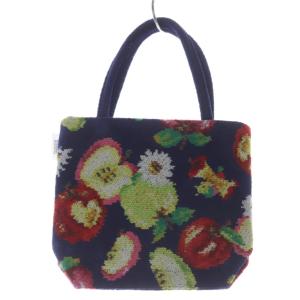 FEILER ララルカシリーズ アップルミックス 3点セット ティッシュカバー ポーチ ハンドバッグ 紺 ネイビー 青