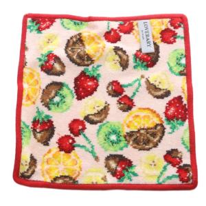 FEILER ラブラリーバイ チョコフォンデュ 3点セット ハンカチ ポーチ ティッシュポーチ ピンクベージュ /SR16