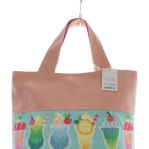 FEILER ラブラリーバイ ラブラリーパーラー トートバッグ ハンドバッグ サーモンピンク /SR5