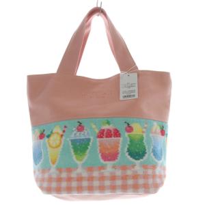 ラブラリーバイ ラブラリーパーラー トートバッグ ハンドバッグ サーモンピンク /SR24