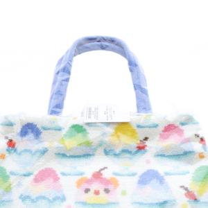 FEILER ラブラリーバイ カキゴオリ バッグ トートバッグ ハンドバッグ 白 ホワイト 青 ブルー /SR3