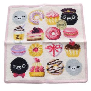 ラブラリーバイ 東京駅グランスタ店限定 トーキョースイカドルチェ ハンカチ ピンク /SR9