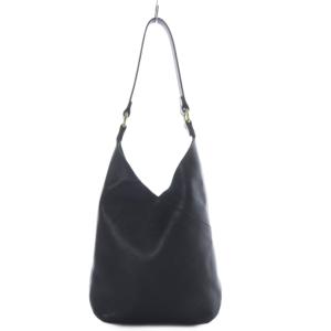 ショルダーバッグ ワンショルダー ハンドバッグ ワンハンドル カーフレザー ブラック 54242-3-0010