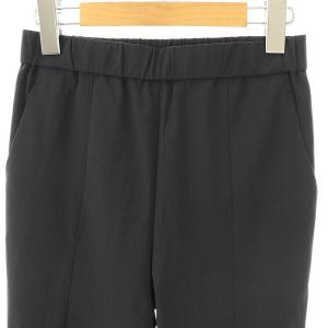 yori 撥水ストレッチスティックパンツ テーパード ナイロン 36 黒 /NR OS