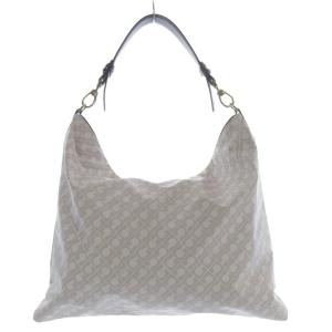 GHERARDINI 総柄トートバッグ ハンドバッグ ピンクベージュ /SR2