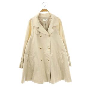 25SS ミドルフレアトレンチコート スプリングコート F アイボリー /DF OS