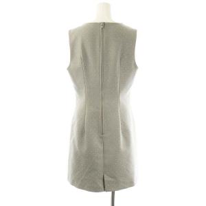 eimy istoire ビジュートリムミニワンピース M グレー /DO OS