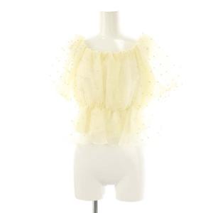 パールスタッズオフショルトップス ブラウス F アイボリー /DO OS