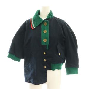 アシンメトリー ショートジャケット 2 ネイビー 21SCL-G01104