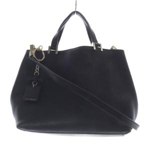 kate spade new york ぺブルレザー パーシング ストリート 2WAYバッグ ハンドバッグ ショルダーバッグ 黒 ブラック WKRU5961