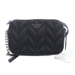 キルティング チェーン ショルダーバッグ ロゴ 黒 ブラック WLRU5492 /SR4 SH