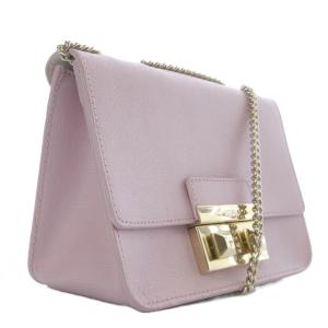 FURLA Bella チェーンショルダーバッグ ロゴ レザー ピンク /SR11 SH