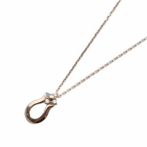 50周年記念限定 ホースシューダイヤネックレス ペンダント K10 ピンブローチ付き ゴールド /YO21