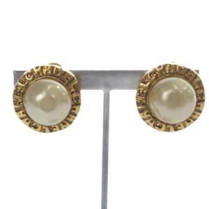 ヴィンテージ イヤリング パールデザイン ゴールドカラー
