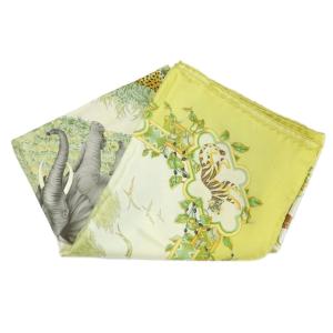 Salvatore Ferragamo スカーフ アニマルプリント 動物柄 マルチカラー /RI OS