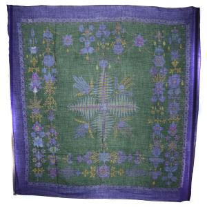 スカーフ カレ140 カレジュアン ネイビー