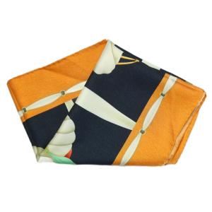 BVLGARI スカーフ シルク ターバン柄 マルチカラー /RI OS